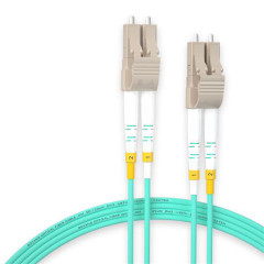 博扬 光纤跳线 BY-W5552M 5m LC-LC多模双工 外被LSZH 抗拉70N 纤芯OM3弯曲不敏感