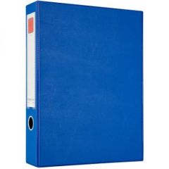 齐心 磁扣式PVC档案盒 A1236 A4 55mm 1/14 蓝色