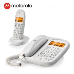 摩托罗拉 无绳电话机子母机 CL101C 一拖一 白色
