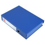 齐心 办公必备磁扣式PVC档案盒 A1297 A4 55mm 1/-/14 蓝色