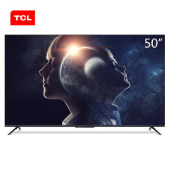 TCL 电视机 50D8S 50英寸 4K智能电视 LED 3840*2160 三级能效 2+16G 银黑色