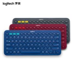 罗技/LOGITECH 蓝牙键盘 K380 USB接口 79键小键盘 红色