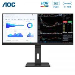 AOC 液晶显示器 Q34P2 34英寸 屏幕分辨率 2560*1080 屏幕比例 21:9 质保3年