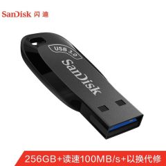 闪迪/SanDisk U盘 SDCZ410-256G-Z35 酷邃 256G USB3.0 塑料 黑色