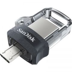 闪迪/SANDISK 至尊高速酷捷OTG U盘 SDDD3-032G-Z46 32GB USB3.0 读150MB/秒 micro-USB 和 USB双接口 黑色