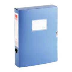齐心 档案盒 A1249 A4 55mm PP 75 C 蓝色
