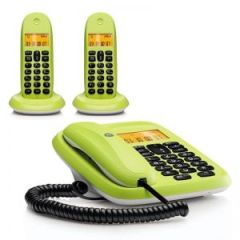 摩托罗拉/Motorola 电话机 CL102C 无线 一拖二 青柠色